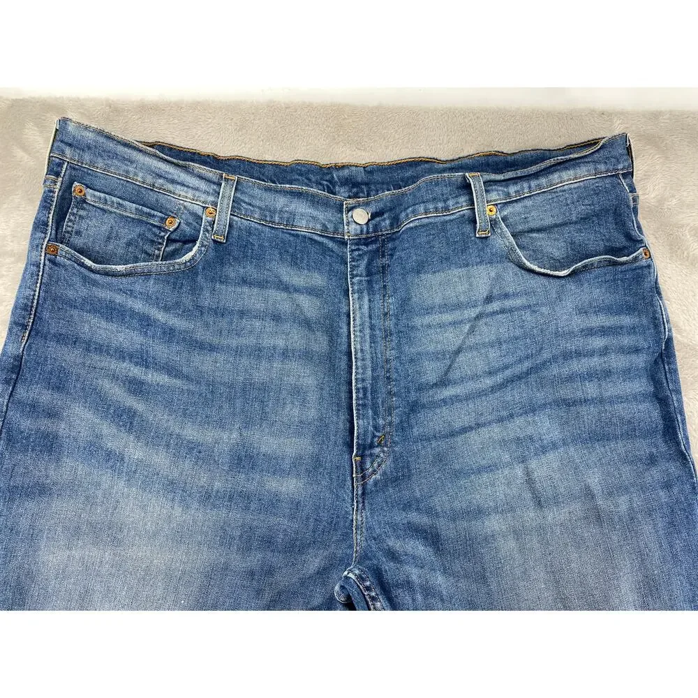 Levi's 559 Relaxed Straight Jeans Men's W48 L30 Light Wash Big & Tall